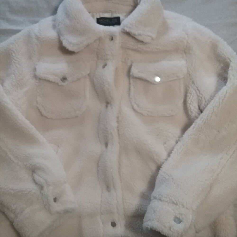 Rachel Zoe faux fur jacket